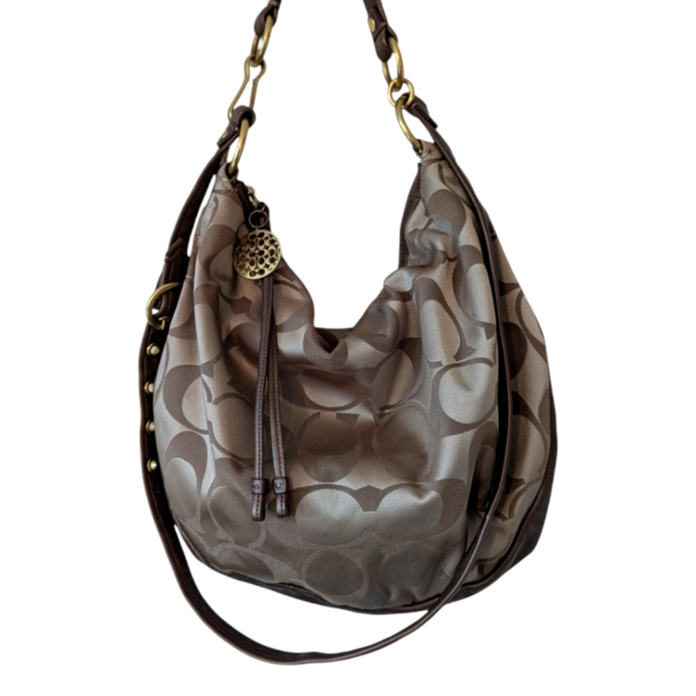Elegant Brown Hobo Bag